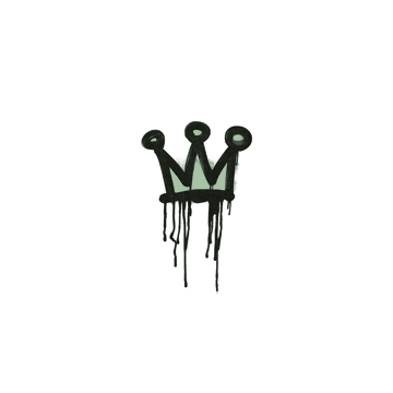 Sealed Graffiti | Little Crown (Cash Green)