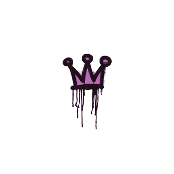 Sealed Graffiti | Little Crown (Bazooka Pink)
