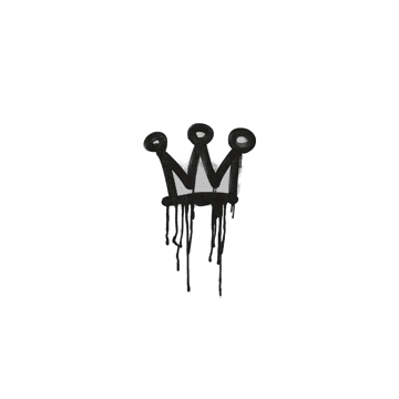 Sealed Graffiti | Little Crown (Shark White)