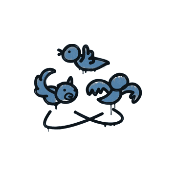 Sealed Graffiti | Dizzy (Monarch Blue)