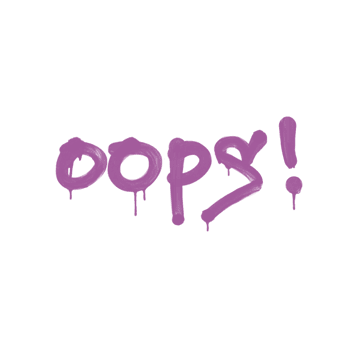 Sealed Graffiti | Oops (Bazooka Pink)