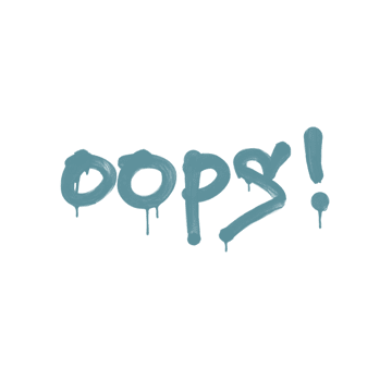 Sealed Graffiti | Oops (Wire Blue)