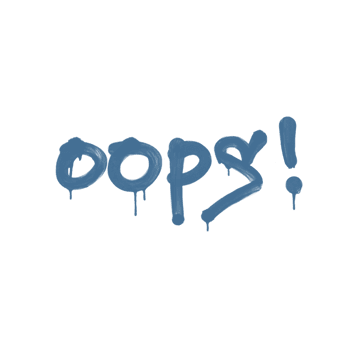 Sealed Graffiti | Oops (Monarch Blue)