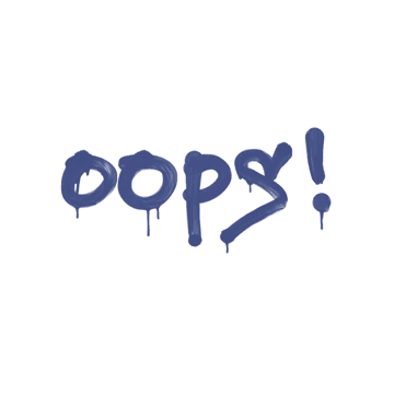 Sealed Graffiti | Oops (SWAT Blue)