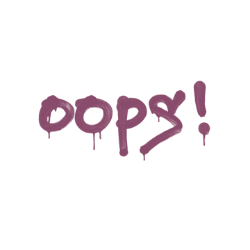 Sealed Graffiti | Oops (Princess Pink)