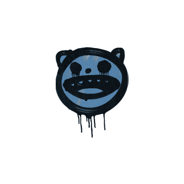 Sealed Graffiti | Happy Cat (Monarch Blue)