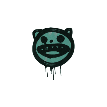 Sealed Graffiti | Happy Cat (Frog Green)