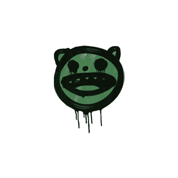 Sealed Graffiti | Happy Cat (Jungle Green)