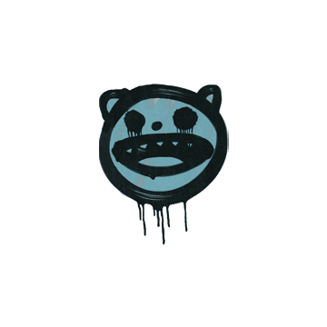 Sealed Graffiti | Happy Cat (Wire Blue)
